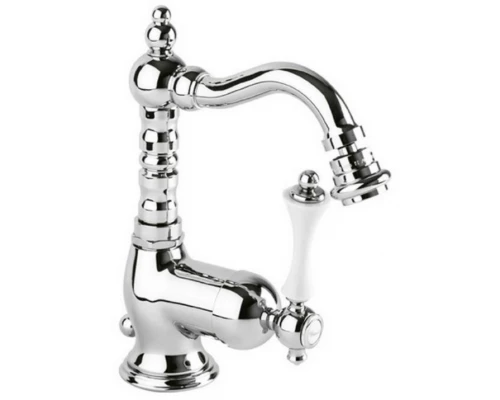 Смеситель Cezares Margot MARGOT-BSM2-01-Bi для биде, хром/белый