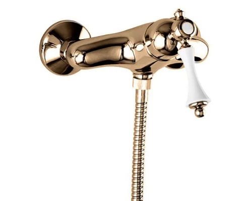 Смеситель Cezares Margot MARGOT-DM-02-Bi для душа, бронза/белый