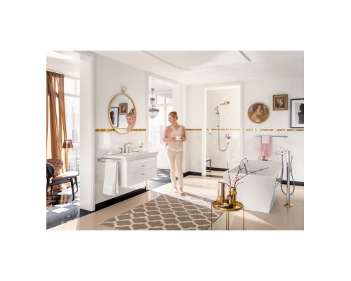 Смеситель Hansgrohe Metropol Classic 31445090 для ванны, хром/золото