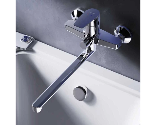 Смеситель Am.Pm Gem F90A90000 для ванны и душа с длинным изливом хром