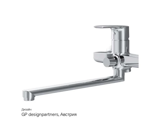 Смеситель Am.Pm Gem F90A90000 для ванны и душа с длинным изливом хром