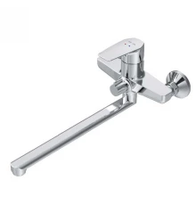 Смеситель Am.Pm Gem F90A90000 для ванны и душа с длинным изливом хром