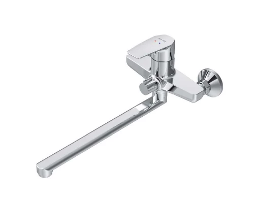 Смеситель Am.Pm Gem F90A90000 для ванны и душа с длинным изливом хром