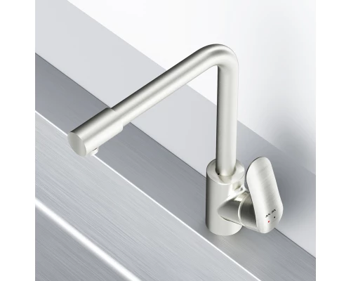 Смеситель для кухни Am.Pm Like с каналом для питьевой воды, сатин, F8005711