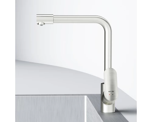 Смеситель для кухни Am.Pm Like с каналом для питьевой воды, сатин, F8005711