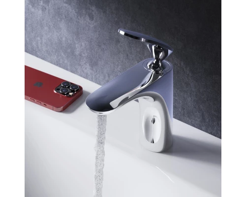 Смеситель Am.Pm Sensation F3082164 для раковины, с донным клапаном