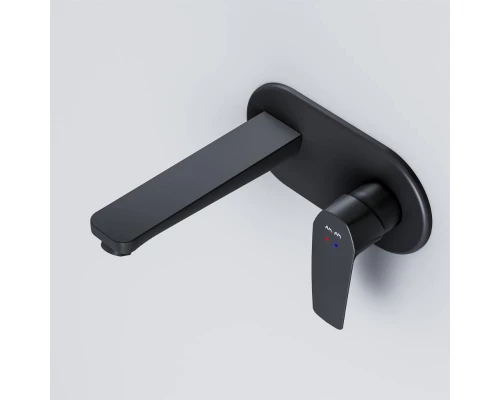 Смеситель Am.Pm Gem для раковины, черный матовый, F90A72222