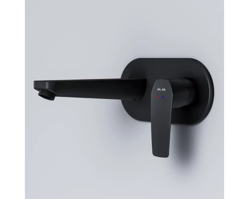 Смеситель Am.Pm Gem для раковины, черный матовый, F90A72222