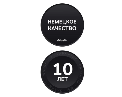 Смеситель для кухни Am.Pm Like с каналом для питьевой воды, гибкий излив, черный, F8007822