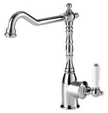 Смеситель Bravat Art River F775109C-1 для кухонной мойки, цвет хром