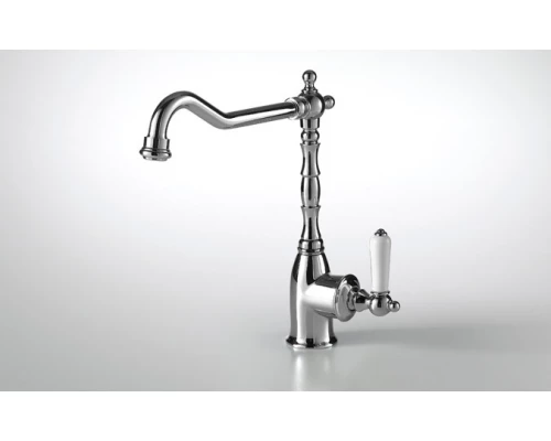 Смеситель Bravat Art River F775109C-1 для кухонной мойки, цвет хром