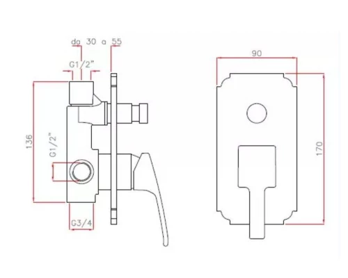 Смеситель Cezares Legend VDIM-02 цвет бронза