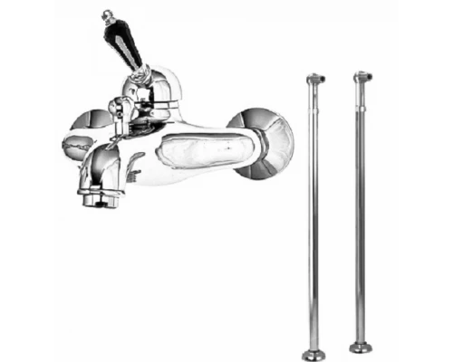 Смеситель Cezares Vintage VDPM-01-Sw цвет хром, ручки Swarovski