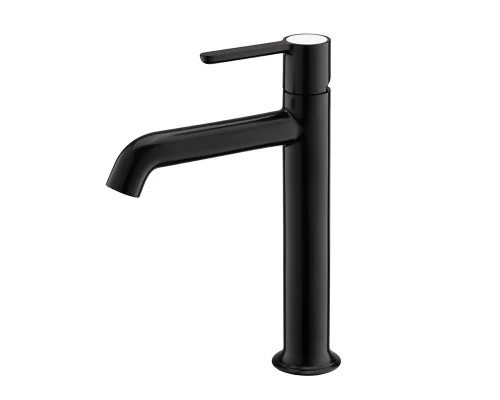 Смеситель для раковины Cezares Eco, черный матовый, ECO-LC-NOP-W0