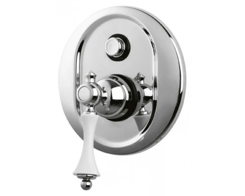 Смеситель Cezares Margot, MARGOT-VDIM-01-Bi  для ванны и душа, хром/белый