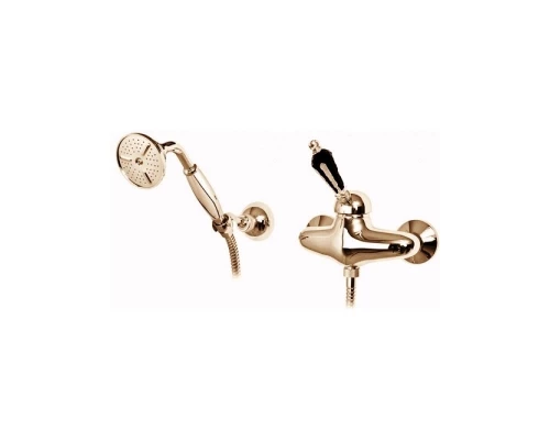 Смеситель Cezares Diamond D-03/24-Sw цвет золото 24 карат, ручки Swarovski