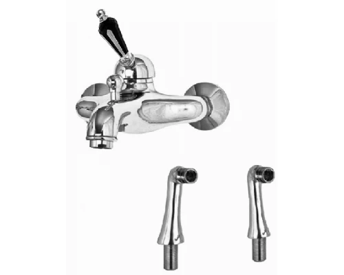 Смеситель Cezares Vintage PBVM-01-Sw цвет хром, ручки Swarovski