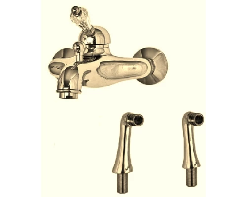 Смеситель Cezares Vintage PBVM-01-Sw цвет хром, ручки Swarovski