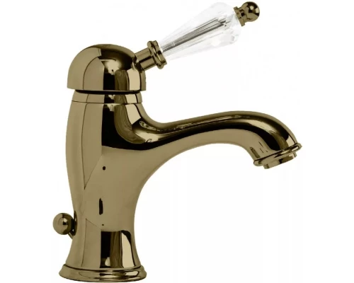 Смеситель Cezares VINTAGE-LSM1-02-Sw для раковины, бронза, ручка Swarovski
