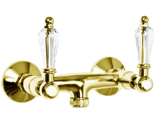 Смеситель для душа CEZARES DIAMOND-DS-03/24-Sw золото, ручки Swarovski