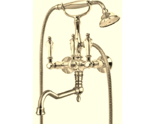 Смеситель Cezares Diamond VDF-03/24-Sw цвет золото, ручки Swarovski