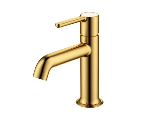 Смеситель для раковины Cezares Eco, брашированное золото, ECO-LS-BORO-W0