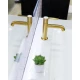 Смеситель для раковины Cezares Eco, брашированное золото, ECO-LS-BORO-W0