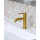 Смеситель для раковины Cezares Eco, брашированное золото, ECO-LS-BORO-W0