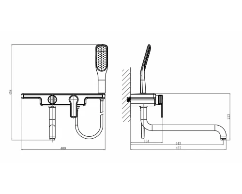 Смеситель D&K Berlin Humboldt DA1453312