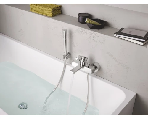 Смеситель Grohe Lineare New для ванны и душа, с душевым гарнитуром, хром, 33850001