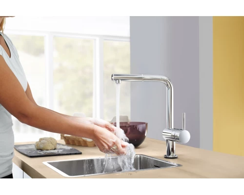 Смеситель Grohe Minta 31360000 кухонный для мойки, хром