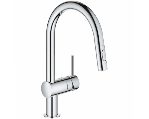 Смеситель Grohe Minta для кухни, с выдвижным изливом, цвет хром, 32321002