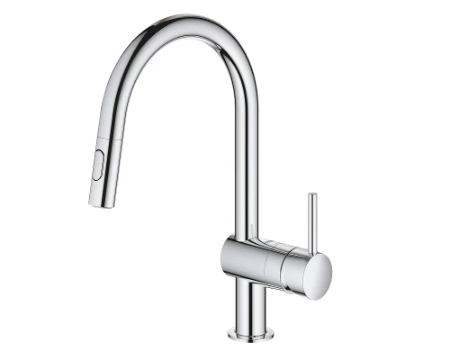 Смеситель Grohe Minta для кухни, с выдвижным изливом, цвет хром, 32321002