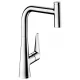 Смеситель Hansgrohe Talis Select S 72821000 300, для кухни, с вытяжным изливом, хром