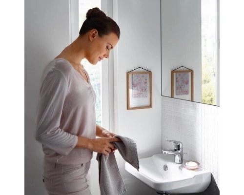 Смеситель для раковины Hansgrohe Novus 70, без донного клапана, хром, 71021000