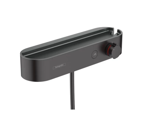 Смеситель Hansgrohe ShowerTablet Select 400 для душа, термостатический, черный матовый, 24360670