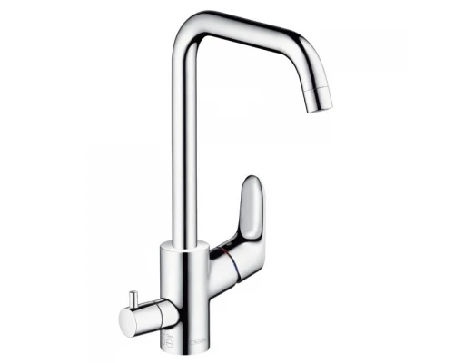 Смеситель Hansgrohe Focus 31823000 для кухонной мойки с клапаном для посудомоечной машины