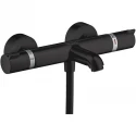 Смеситель Hansgrohe Ecostat Comfort  для ванны, термостатический, черный матовый, 13114670