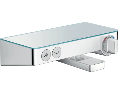 Смеситель Hansgrohe 13151000 Ecostat Select для ванны с кнопками управления, термостатический, хром, 30 см