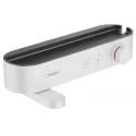 Смеситель Hansgrohe ShowerTablet Select 400 для ванны, термостатический, белый матовый, 24340700