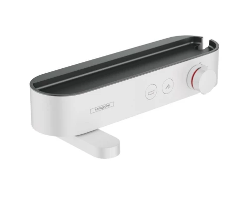 Смеситель Hansgrohe ShowerTablet Select 400 для ванны, термостатический, белый матовый, 24340700