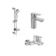 Набор смесителей для ванной Ideal Standard «Ceraplan III 3 в 1» BD005AA, хром