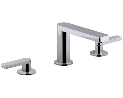 Смеситель Jacob Delafon Composed E73060-4-CP для раковины, ручки бруски, покрытие хром
