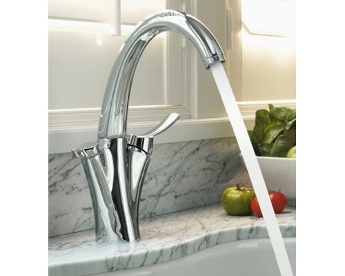 Смеситель Jacob Delafon Carafe E18865-VS для кухни, цвет нержавеющая сталь