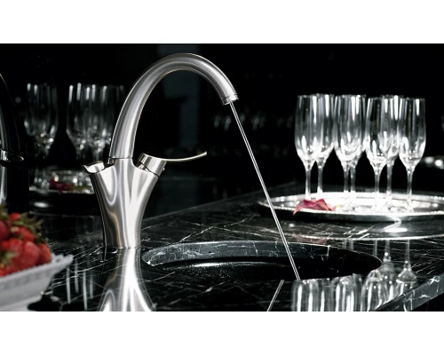 Смеситель Jacob Delafon Carafe E18865-VS для кухни, цвет нержавеющая сталь