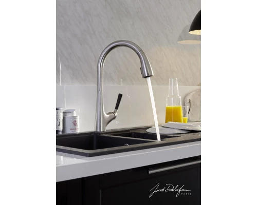 Смеситель Jacob Delafon Malleco E562-CP для кухонной мойки, с выдвижным изливом, хром