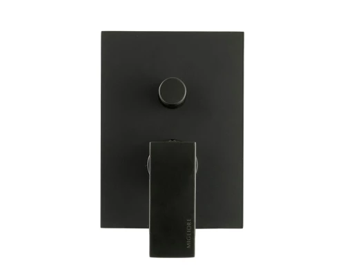 Смеситель Migliore Kvant Black для ванны и душа, черный матовый, 30439