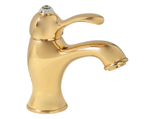 Смеситель Migliore Lem Swarovski, 18893 для раковины - золото