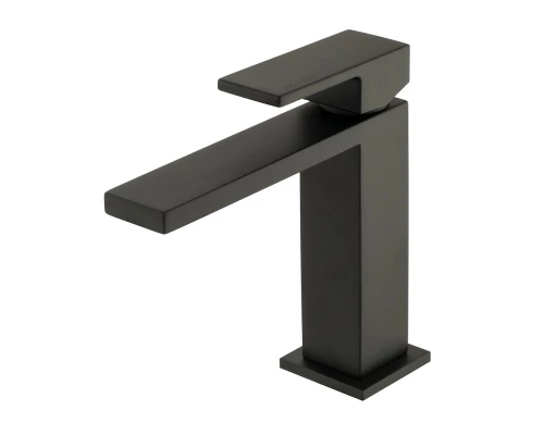 Смеситель Migliore Kvant Black для раковины с донным клапаном, черный матовый, 30434