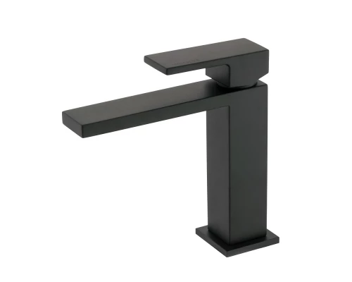 Смеситель Migliore Kvant Black для раковины с донным клапаном, черный матовый, 30434